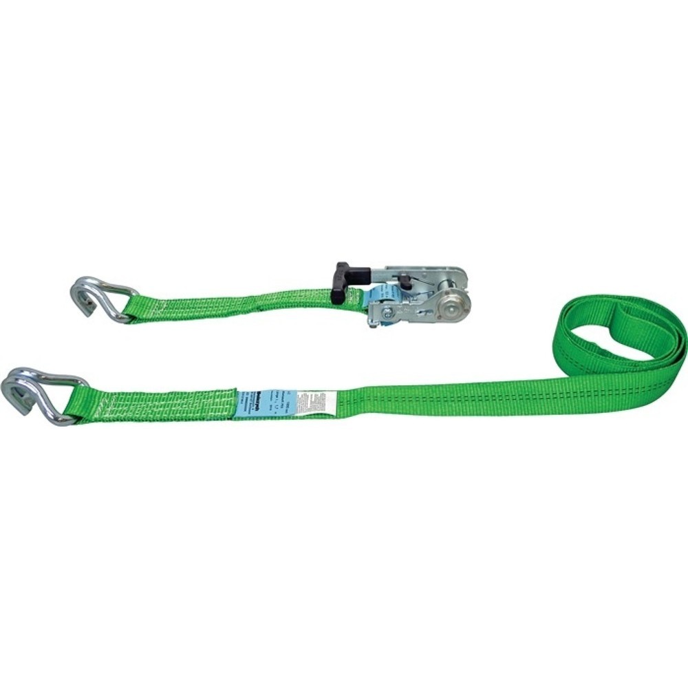Produktabbildung: Dolezych Zurrgurt DIN EN 12195-2 Länge 4 m Breite 35 mm mit DoRapid-Druckratsche + Profilhaken