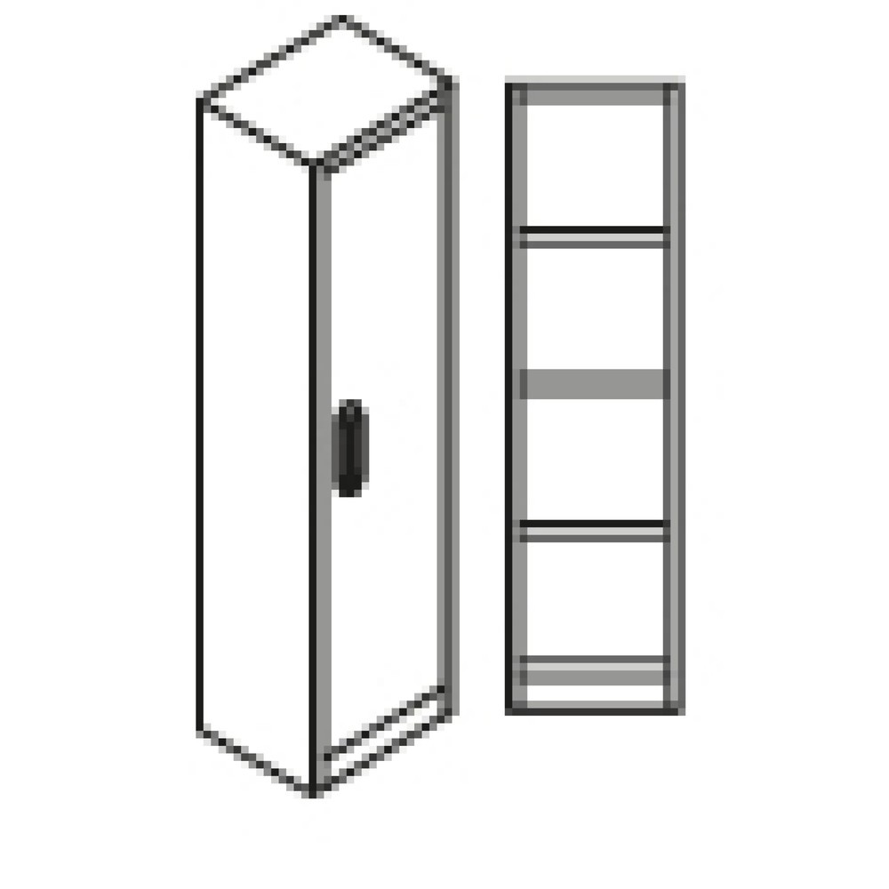 Produktabbildung Nr. 5: Armoire à classer/documents, résistance au feu 90 min., 1 feuille, 3 étagères, 2 tiroirs suspendus
