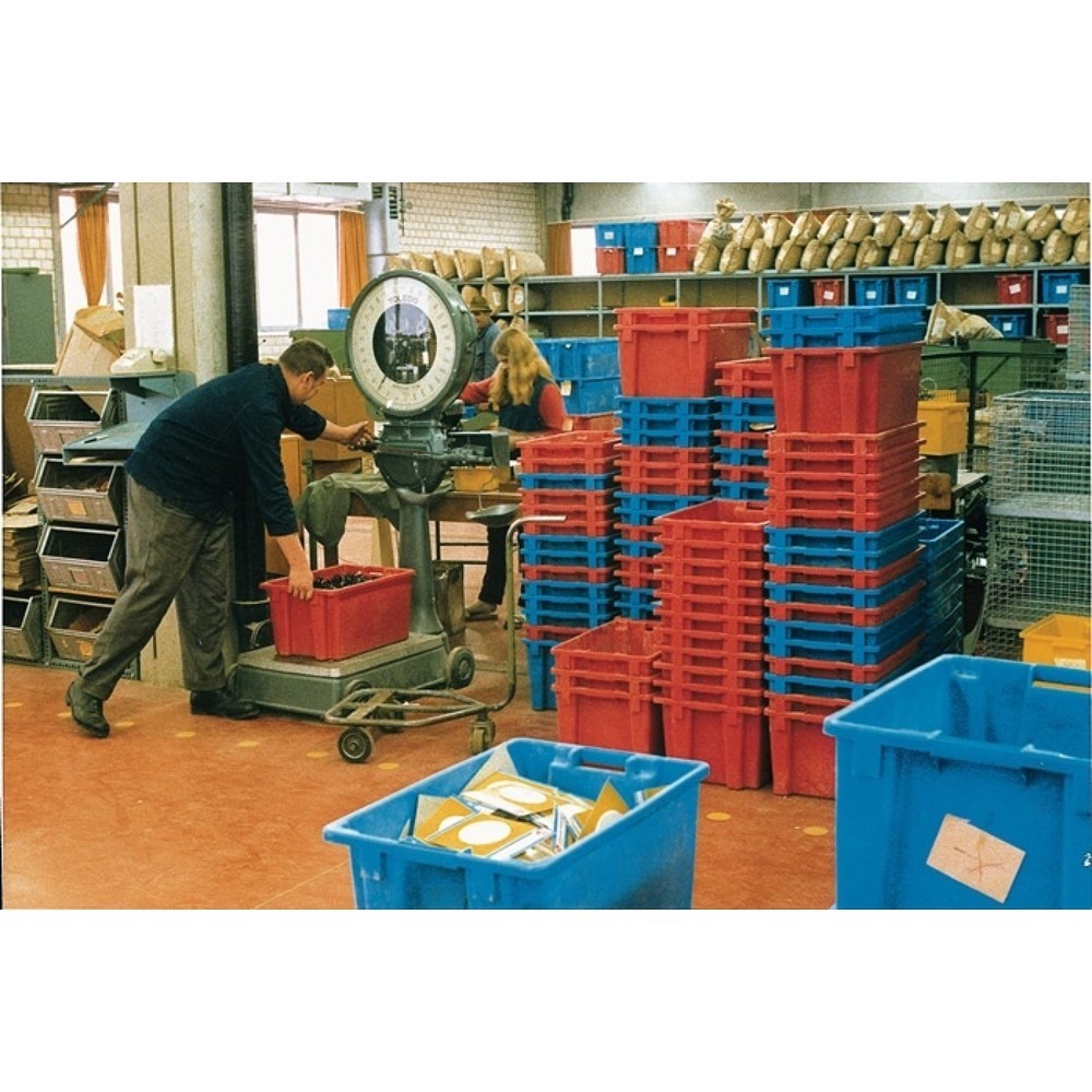 Produktabbildung Nr. 2: Drehstapelbehälter, L600xB400xH300mm, PP grau