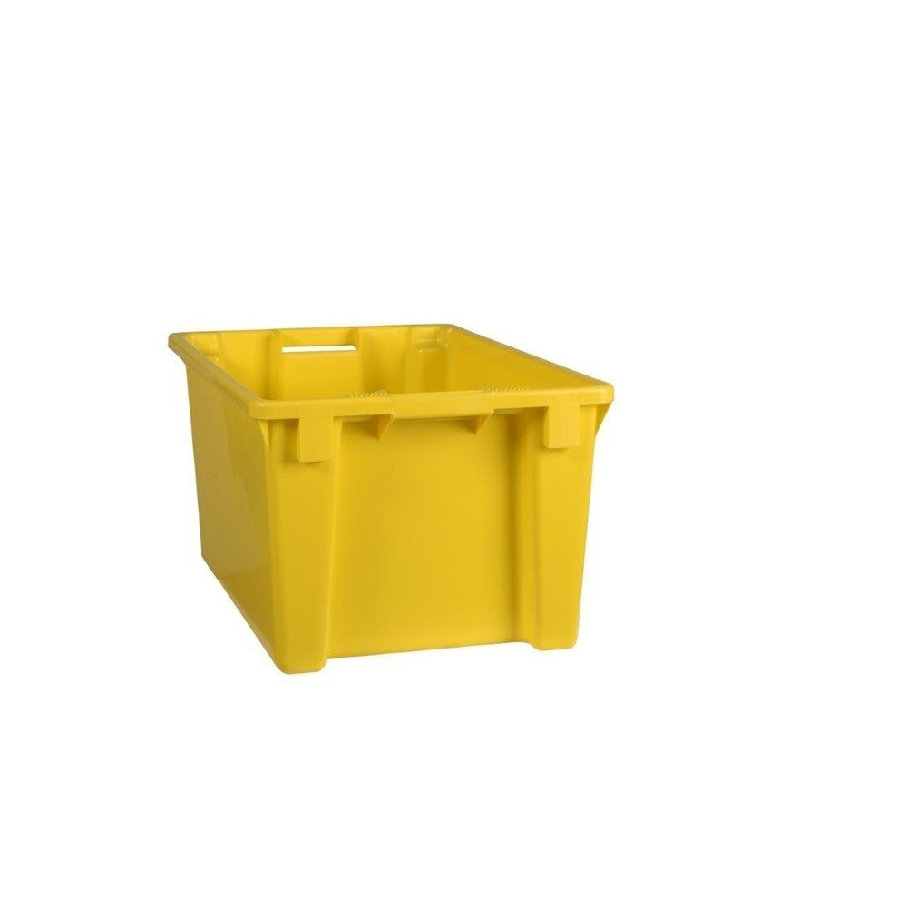 Produktabbildung: Drehstapelbehälter aus Polypropylen, 50 Liter, gelb