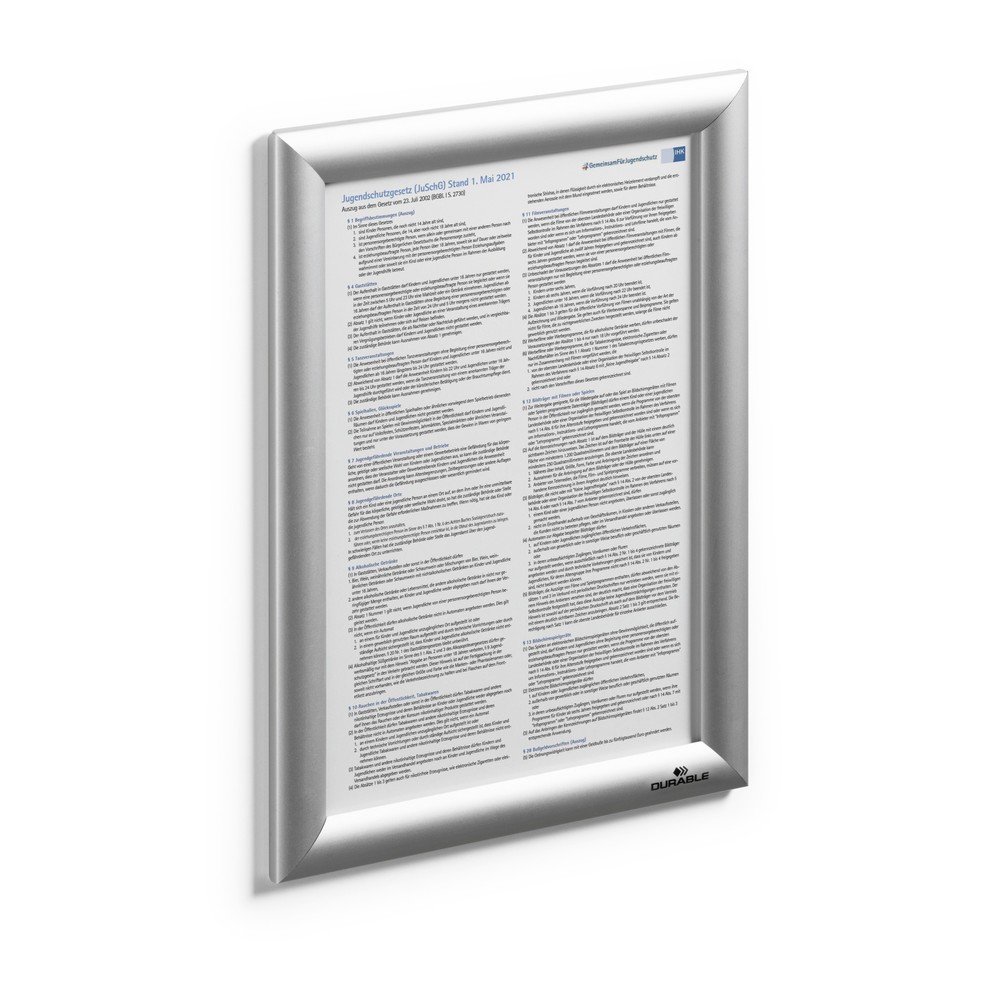 Produktabbildung Nr. 5: DURABLE Aluminium-Klapprahmen, A4, 5 Stk/VE