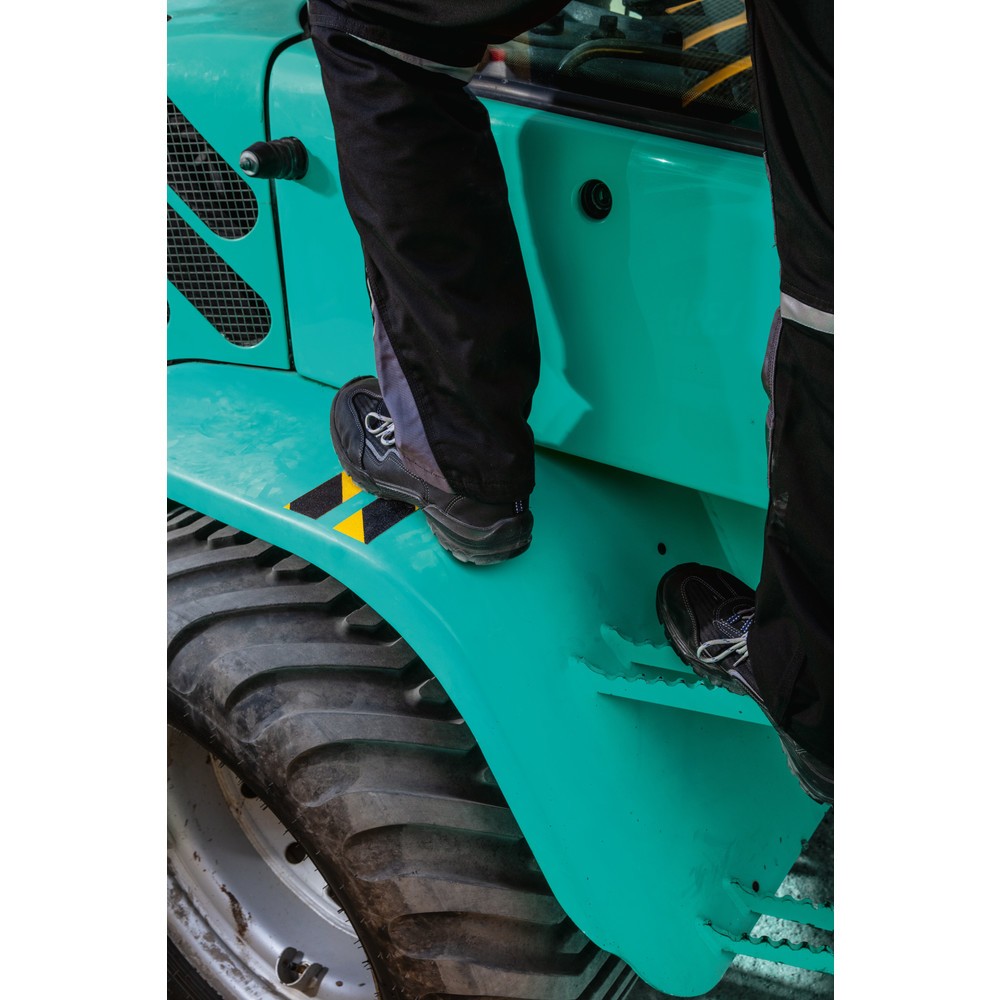 Produktabbildung Nr. 2: DURABLE Antirutschband DURALINE® GRIP+, Breite 25 mm, gelb/schwarz, 5 Stk/VE