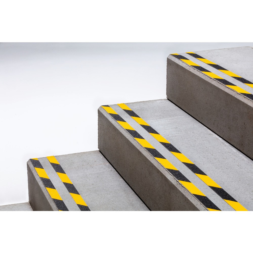 Produktabbildung Nr. 9: DURABLE Antirutschband DURALINE® GRIP+, Breite 25 mm, gelb/schwarz, 5 Stk/VE