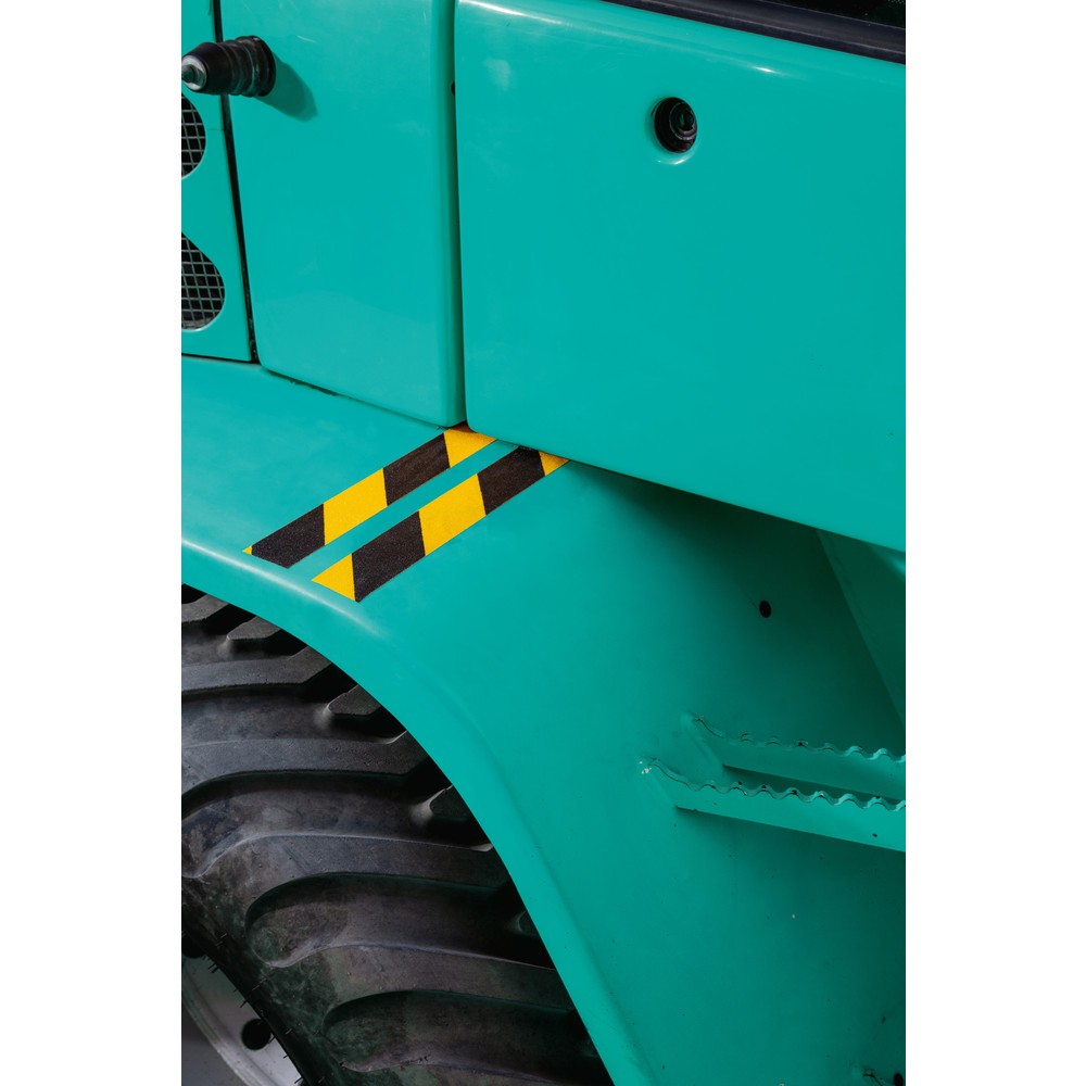 N° de l'image du produit 4 : DURABLE Bande antidérapante DURALINE® GRIP+, largeur 25 mm, jaune/noir, 5 pcs/UV