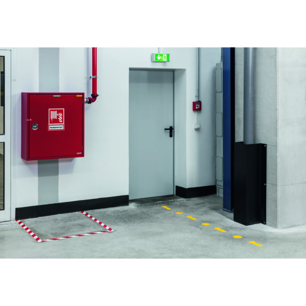 Produktabbildung Nr. 2: DURABLE Bodenmarkierungsaufkleber Punkt, Ø 100 mm, Stärke 0,7 mm, 5 Packungen à 10 Aufkleber/VE