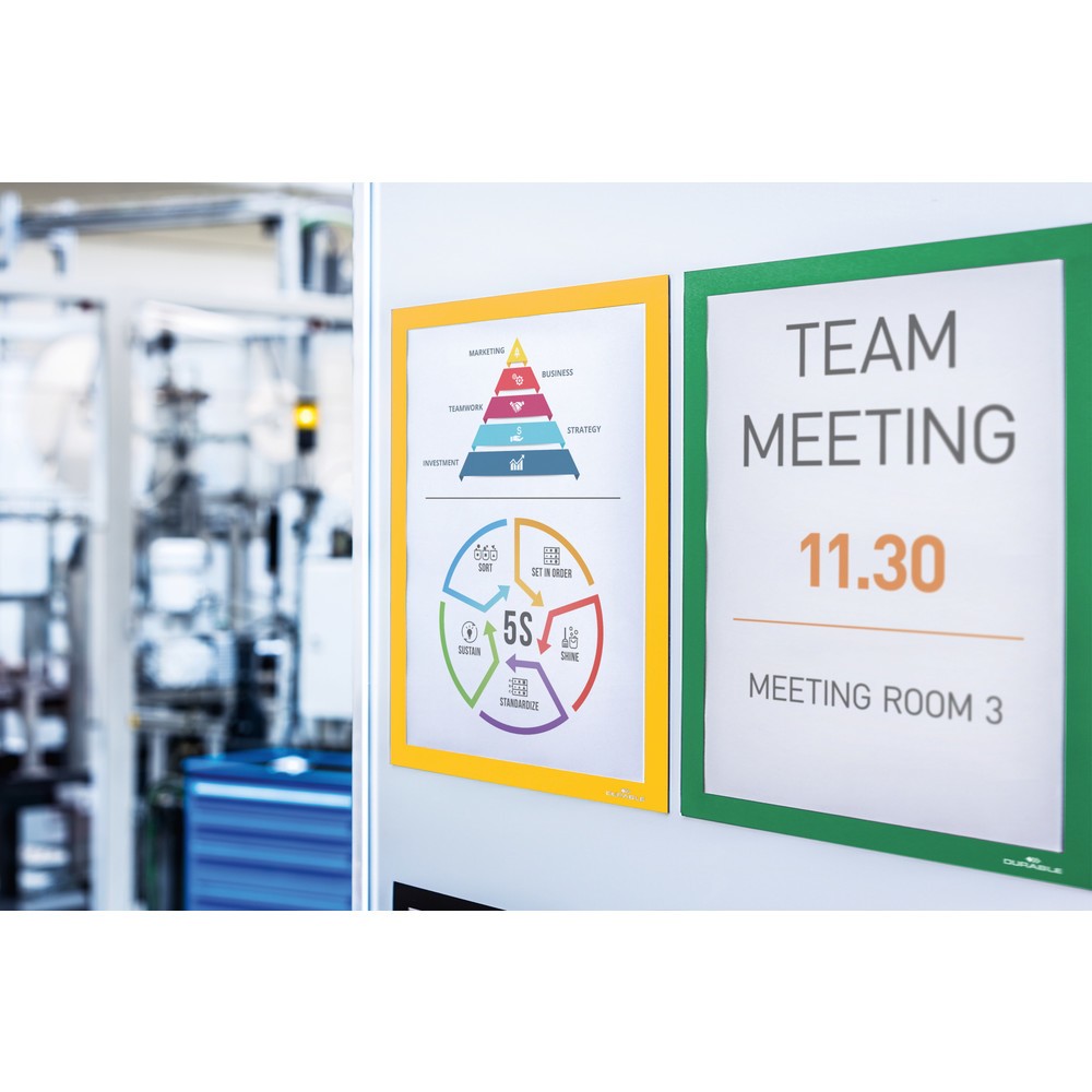 Produktabbildung Nr. 4: DURABLE Cadre d'affichage DURAFRAME® MAGNETIC, A4, 10 pcs/UV