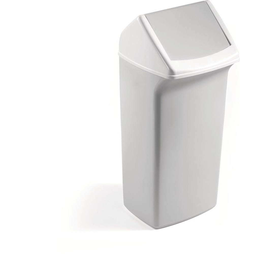 Produktabbildung Nr. 2: DURABLE Deckel, passend für Wertstoffsammler 40 l, Polyethylen grau B330xT330mm, mit Einwurfklappe