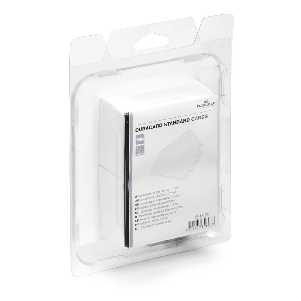 Produktabbildung Nr. 2: DURABLE DURACARD standard cards (Karten blanko) 400 Stück