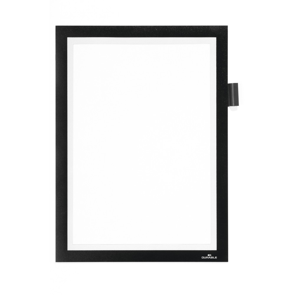 Illustration du produit: DURABLE Info-Rahmen DURAFRAME® NOTE A4, mit Magnetverschluss und Stifthalter, schwarz