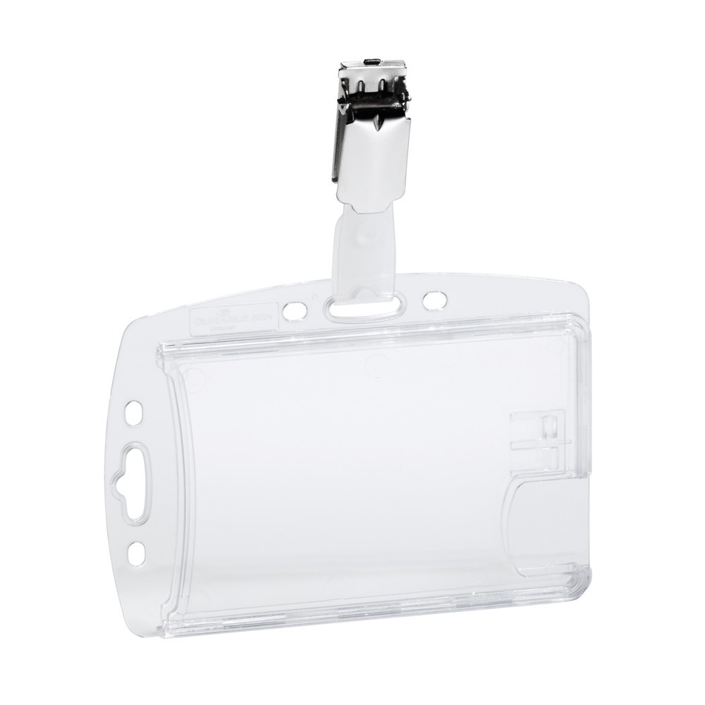 Produktabbildung Nr. 1: DURABLE Hartbox für 2 Betriebsausweise, mit Clip