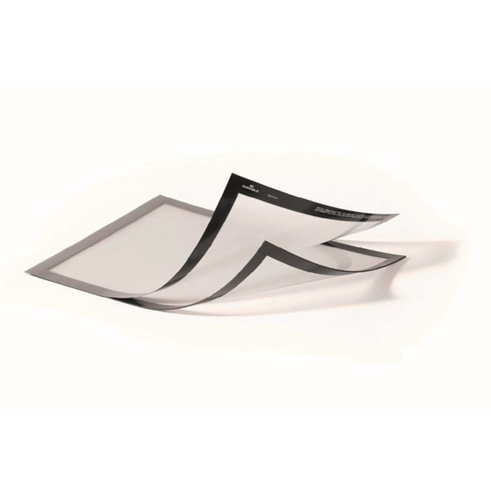 Produktabbildung: DURABLE Magnetrahmen, magnethaftend, DIN A4 silber, 2St./Btl.
