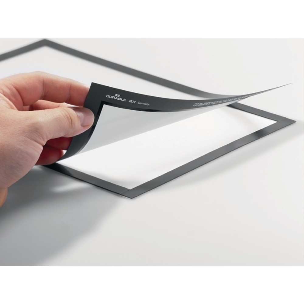 Produktabbildung Nr. 2: DURABLE Magnetrahmen, selbstklebende Rückenfolie, DIN A4 schwarz, 2 St./VE