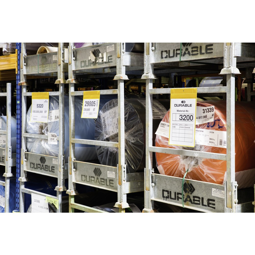 Produktabbildung Nr. 2: DURABLE Neodym-Magnettasche A4 quer, gelb