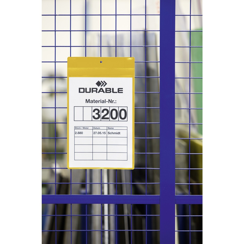 Produktabbildung Nr. 3: DURABLE Neodym-Magnettasche A4 hoch, gelb