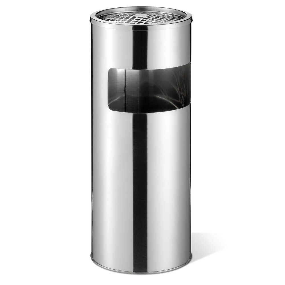Illustration du produit: DURABLE Papierkorb Edelstahl mit Ascher rund