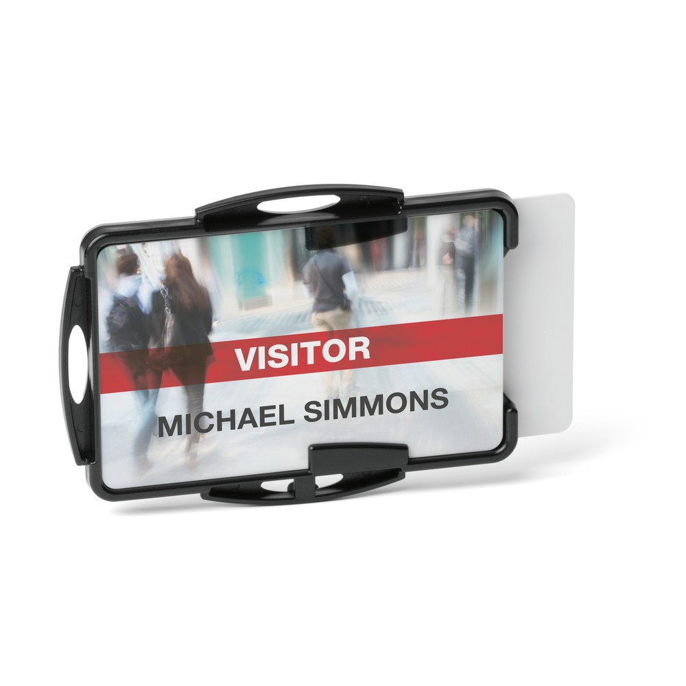 Produktabbildung Nr. 3: DURABLE Porte-badge ECO pour 2 cartes, noir, 20 pcs/UV