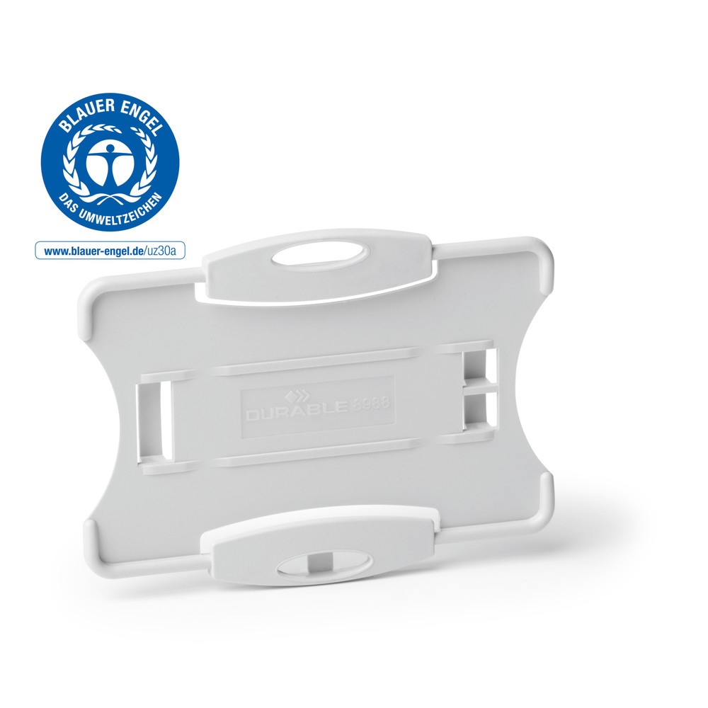 Produktabbildung Nr. 3: DURABLE Porte-badge ECO pour 1 carte, gris, 20 pcs/UV