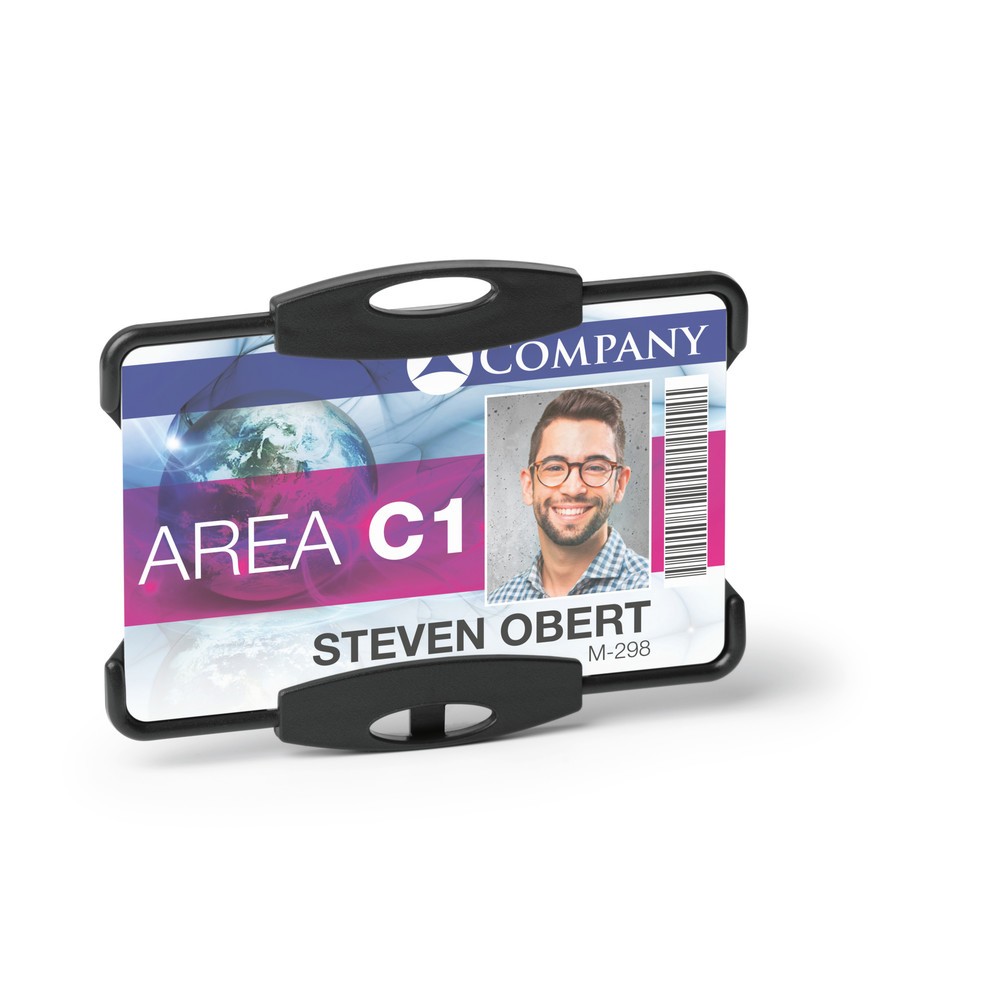 Produktabbildung Nr. 3: DURABLE Porte-badge ECO pour 1 carte, noir, 20 pcs/UV