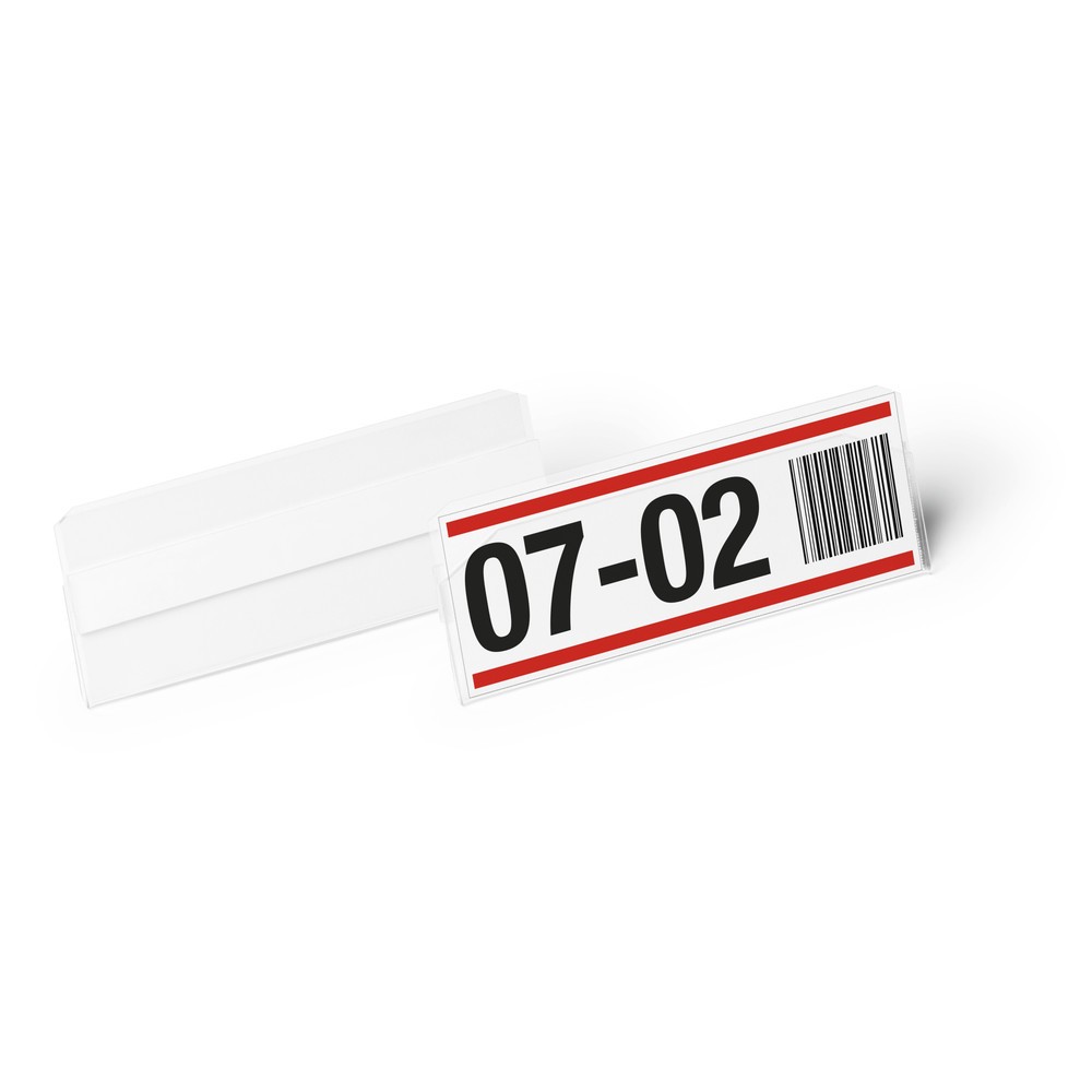 Produktabbildung Nr. 2: DURABLE Porte-étiquette HARD COVER, autocollant, 100 x 38 mm, 50 pcs/UV