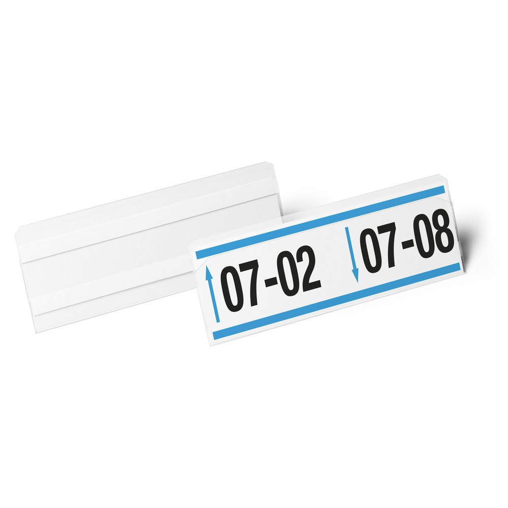 Produktabbildung Nr. 2: DURABLE Porte-étiquette HARD COVER, autocollant, 1/2 A5 paysage, 50 pcs/UV