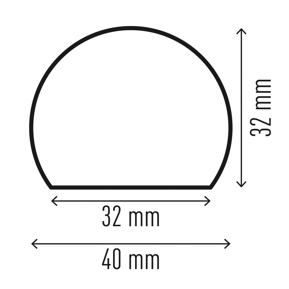 Produktabbildung Nr. 2: Protection contre les chocs pour surfaces DURABLE S30R, circulaire, autocollante, H x l 32 x 1 000 mm