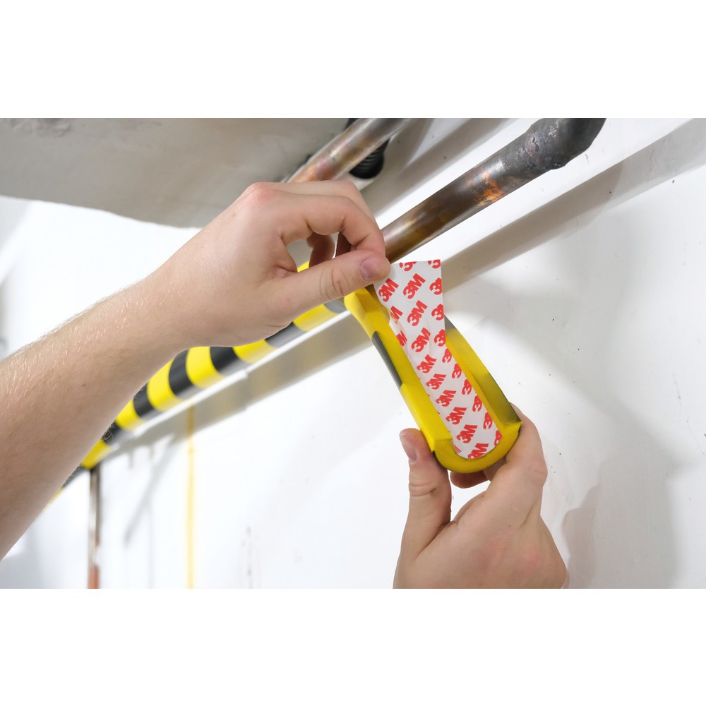 Produktabbildung Nr. 3: Protection contre les chocs pour tuyaux DURABLE P30, semi-circulaire, autocollante, Ø 30 mm, longueur 1 m