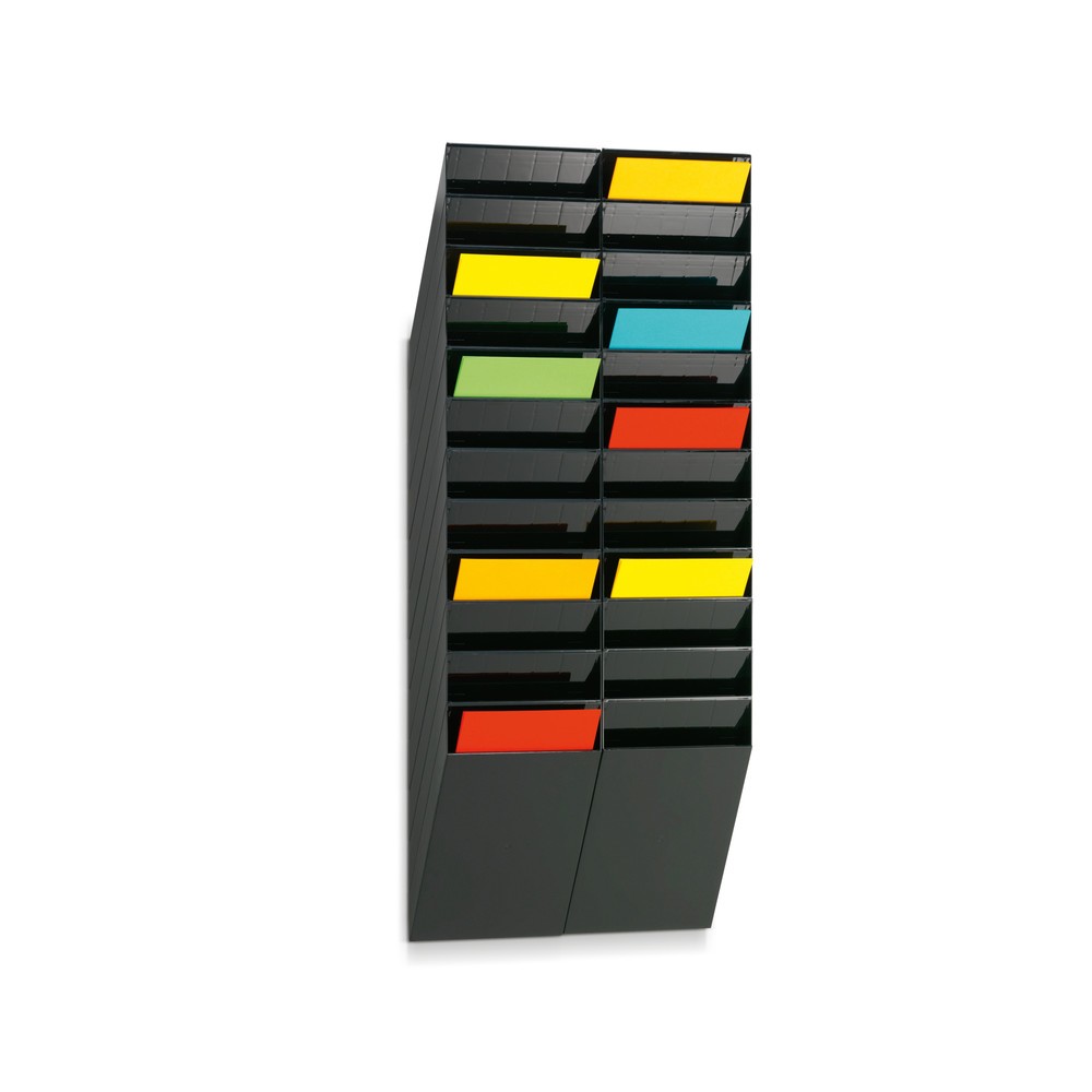 Produktabbildung: DURABLE Prospekthalter Flexiboxx, 12x DIN A4, Hochformat, schwarz