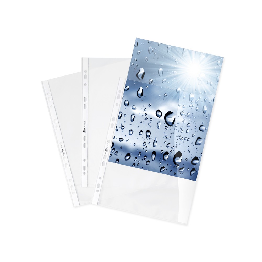 Produktabbildung Nr. 2: DURABLE PROSPEKTHÜLLE A4 PREMIUM GLASKLAR 1000 Stück