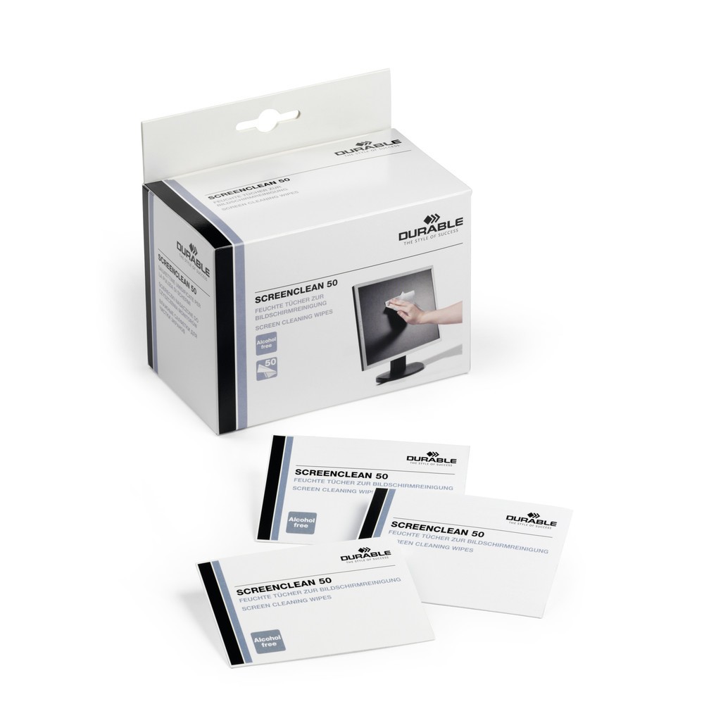 Produktabbildung Nr. 3: DURABLE SCREENCLEAN 50 20er SET