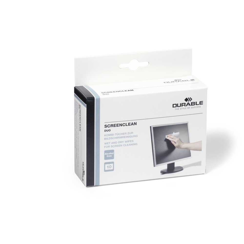 Illustration du produit: DURABLE SCREENCLEAN DUO 400er SET