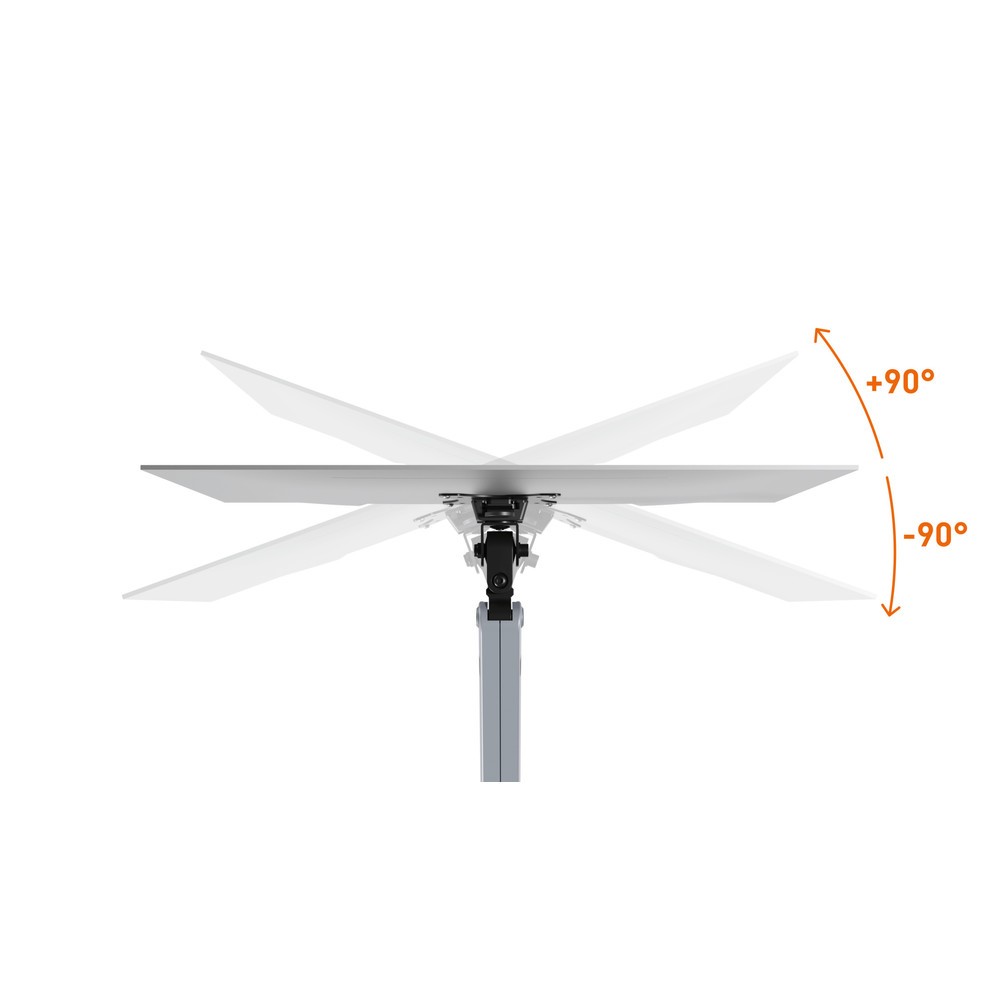 Produktabbildung Nr. 6: DURABLE Support d’écran SELECT PLUS avec bras pour 1 écran, fixation sur table