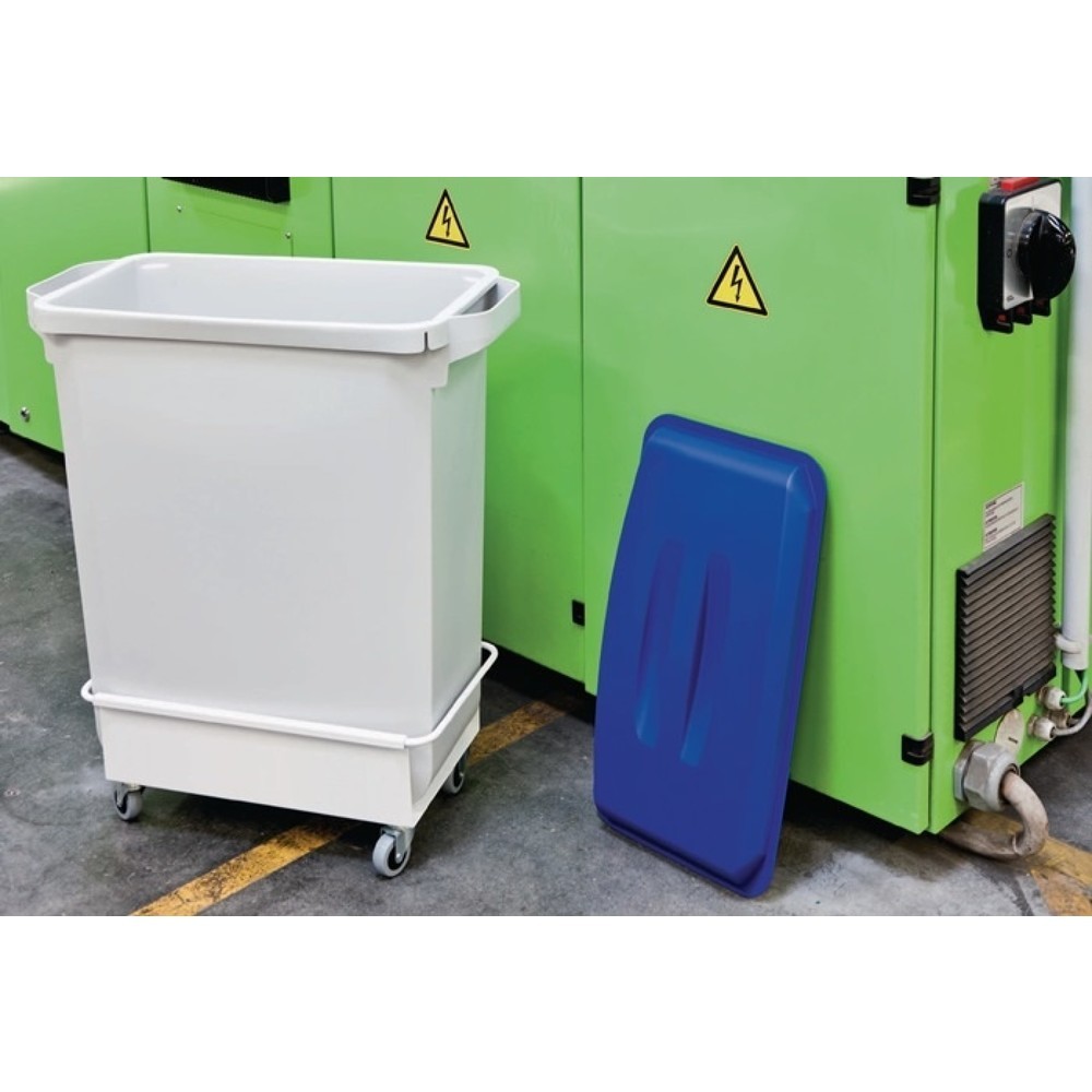 Produktabbildung Nr. 4: DURABLE Wertstoffsammler, grau, 60 l H600xB280xT590mm, ohne Deckel, lebensmittelecht
