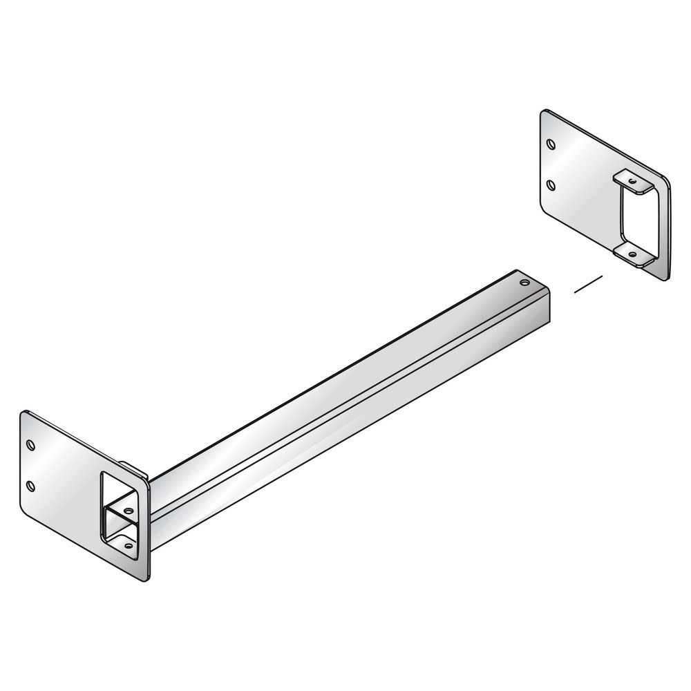 Produktabbildung Nr. 2: Durchschubsicherung für META Palettenregal MULTIPAL, Länge 1.825 mm