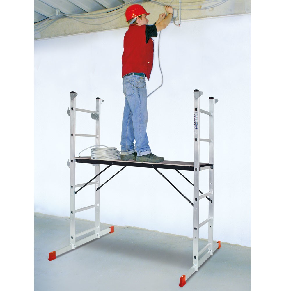 Produktabbildung Nr. 7: Échafaudage à échelle HEMMDAL en aluminium 3-en-1, capacité de charge 135 kg