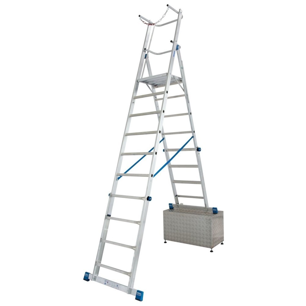 Produktabbildung Nr. 2: Échelle plate-forme télescopique KRAUSE® STABILO, 8 à 10 barreaux