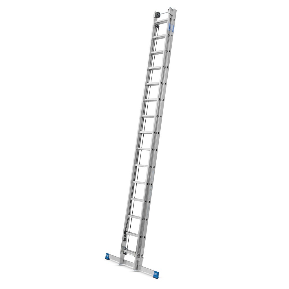 Illustration du produit: Échelle simple KRAUSE® à corde profi, en 2 parties, hauteur déployée 6,45 m