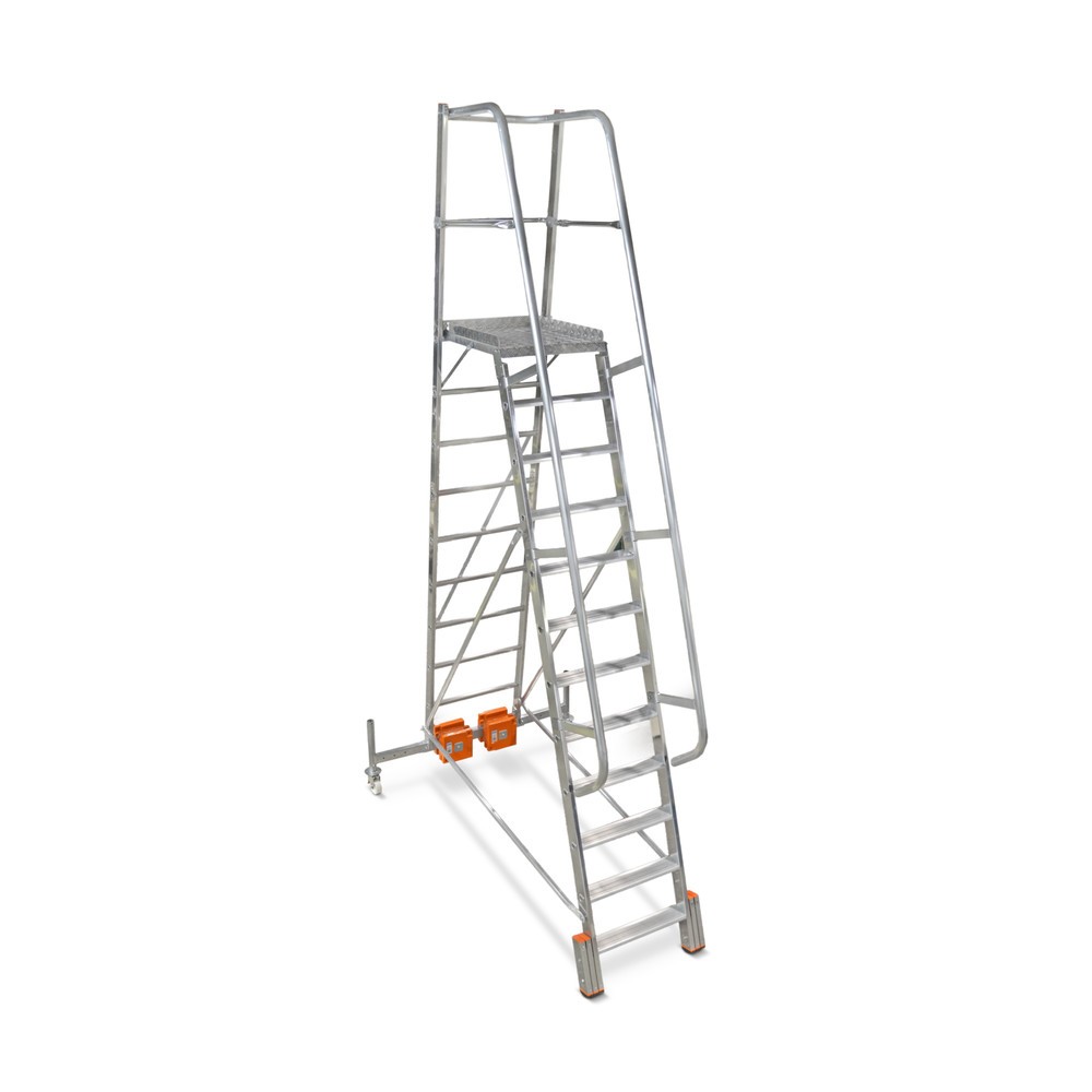 Illustration du produit: KRAUSE® Échelle à plateforme STABILO Vario, lestage 20 kg, hauteur déployée 1,90 m