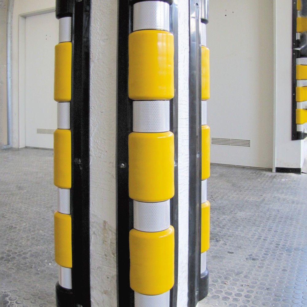 Produktabbildung Nr. 2: Eckschutzschiene, reflektierend, Länge 900 mm
