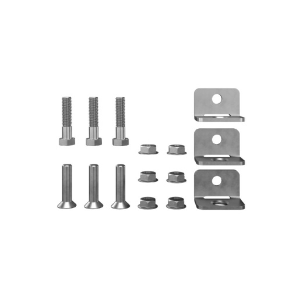 Produktabbildung: Eckverbinder für TROAX® Trennwandsystem, für Lagertrennwand, 3 Stk/VE