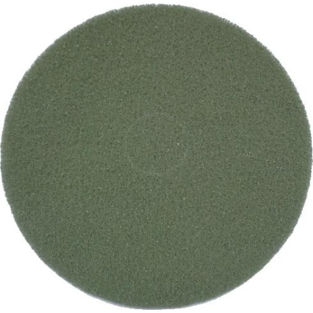 Produktabbildung: Nilfisk® Eco Brilliant Pad 17", Durchmesser 432 mm, Pack à 2 Stück, grün