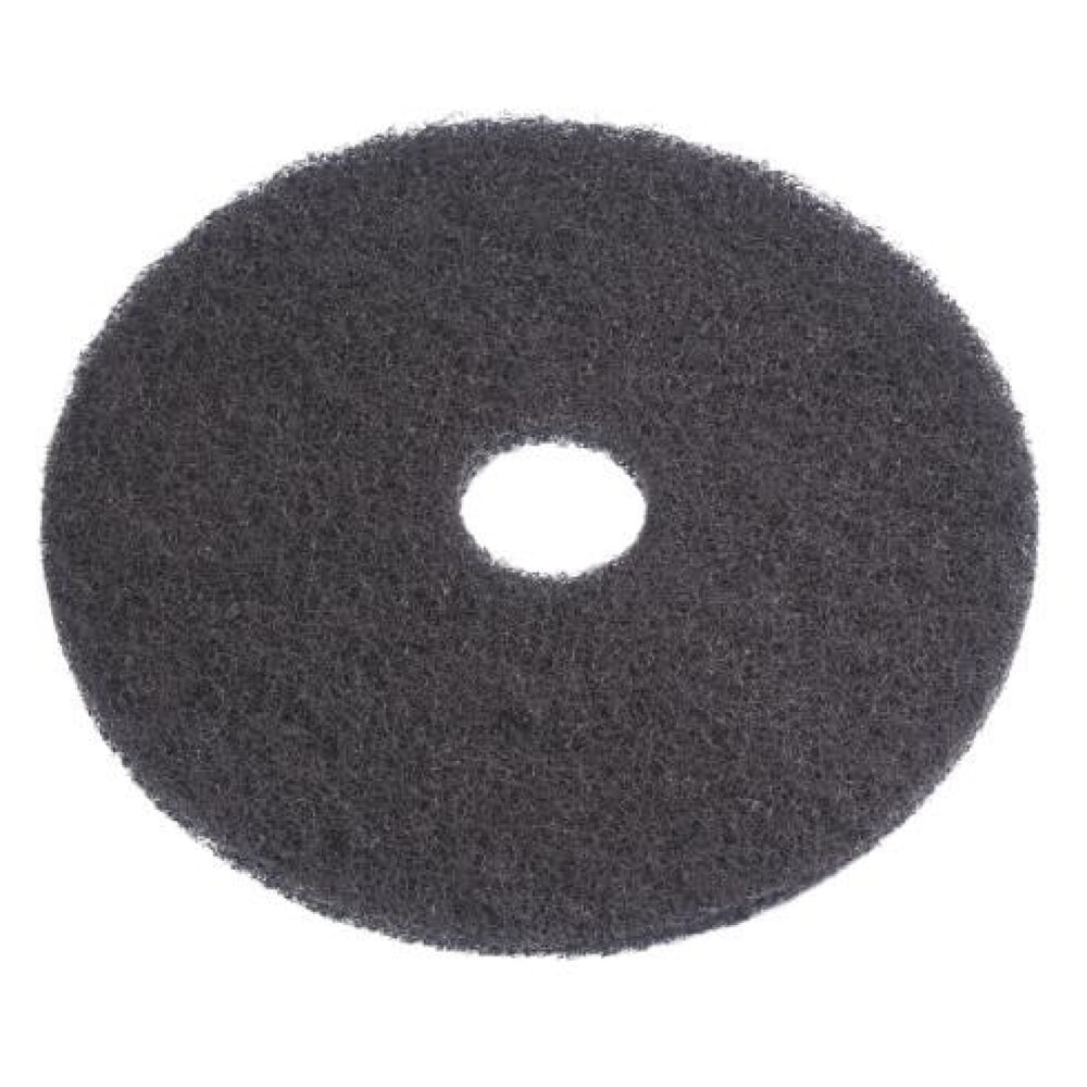 Produktabbildung: Nilfisk ® Eco Pad 17" , Durchmesser 432 mm, Pack à 5 Stück, schwarz
