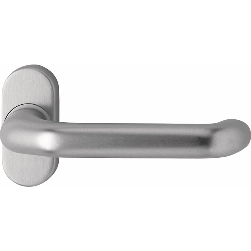 Produktabbildung: EDI Feuerschutzdrückerlochteil 1300/2133, gekröpft, Aluminium F1, Vierkant 9 mm