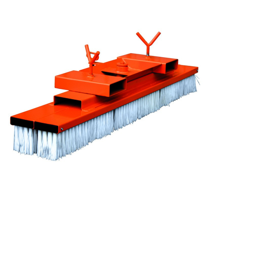Illustration du produit: Eichinger® Balai pour chariot élévateur, chargeur à roues, etc., largeur 1 000 mm orangé pur