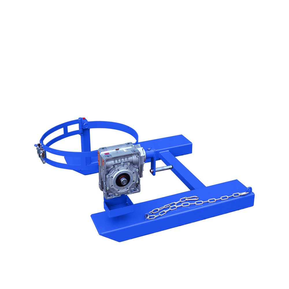 Illustration du produit: Eichinger® Basculeur de fûts, manivelle, 1 x fût bleu gentiane