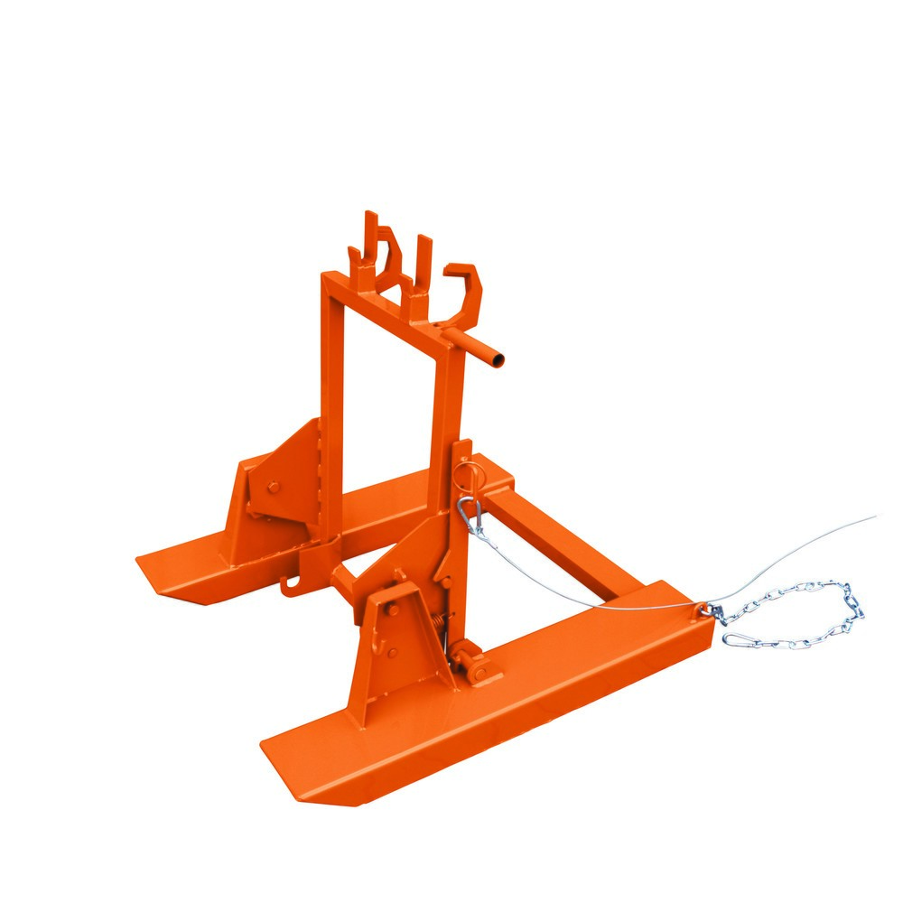 Illustration du produit: Eichinger® Basculeur de poubelle pour poubelles d’ordures ménagères, 600 kg, poubelle de 80 ou 120 litres orangé pur
