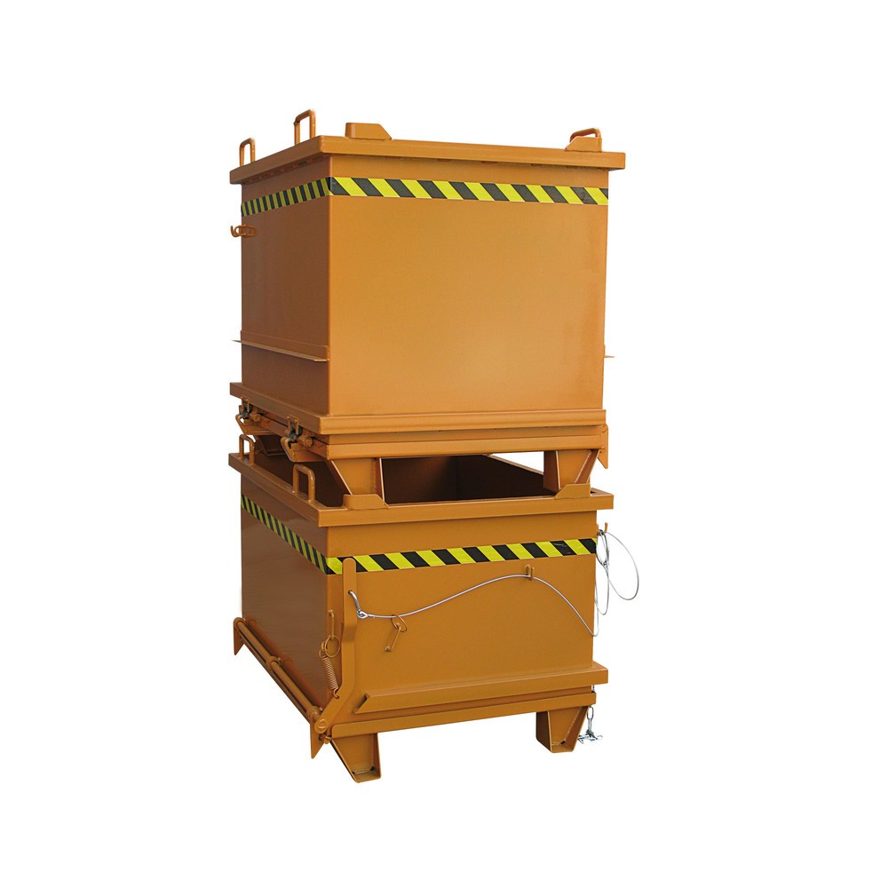Produktabbildung Nr. 4: Eichinger® Benne à gravats à fond rabattable, 1 000 kg, 500 litres gris anthracite