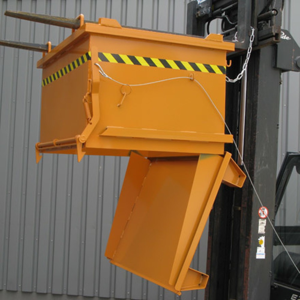 Produktabbildung Nr. 7: Eichinger® Benne à gravats à fond rabattable, 1 000 kg, 500 litres gris anthracite