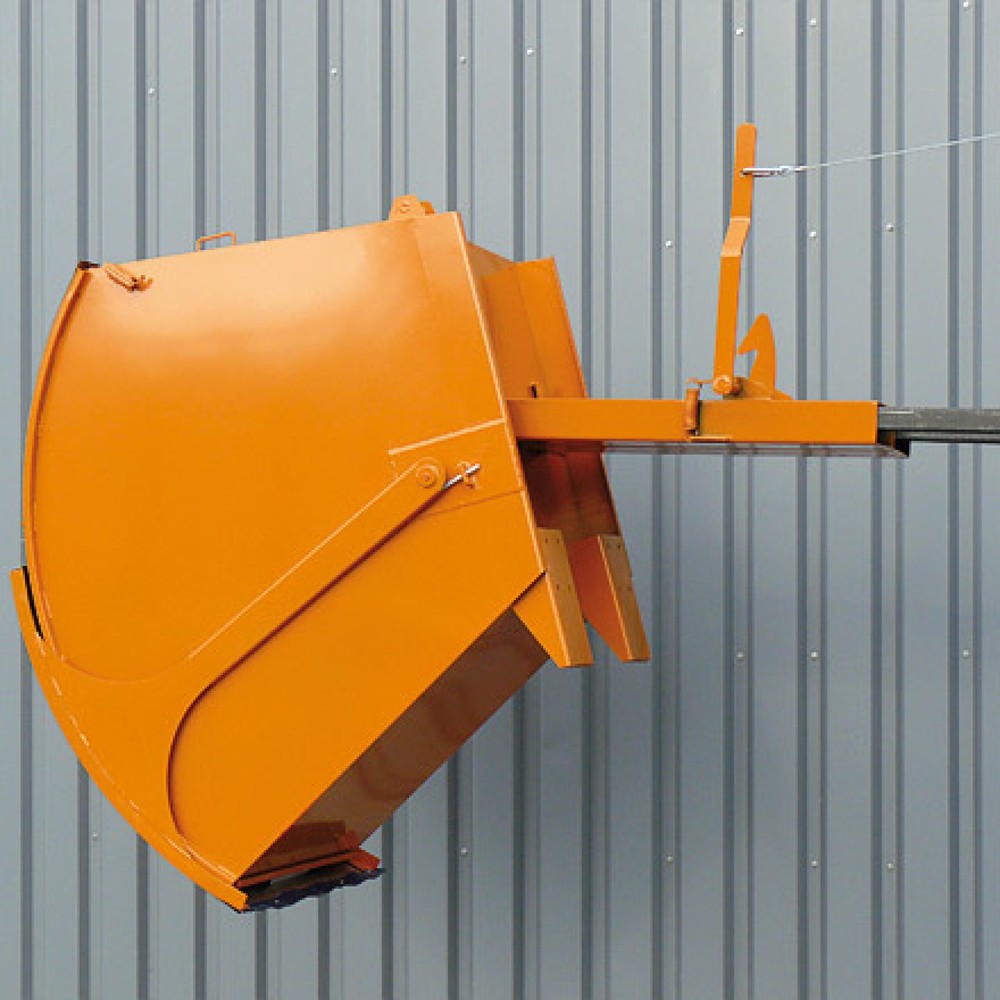 Produktabbildung Nr. 4: Eichinger® Benne basculante avec couvercle rond, 1 000 kg, 750 litres, galvanisée à chaud