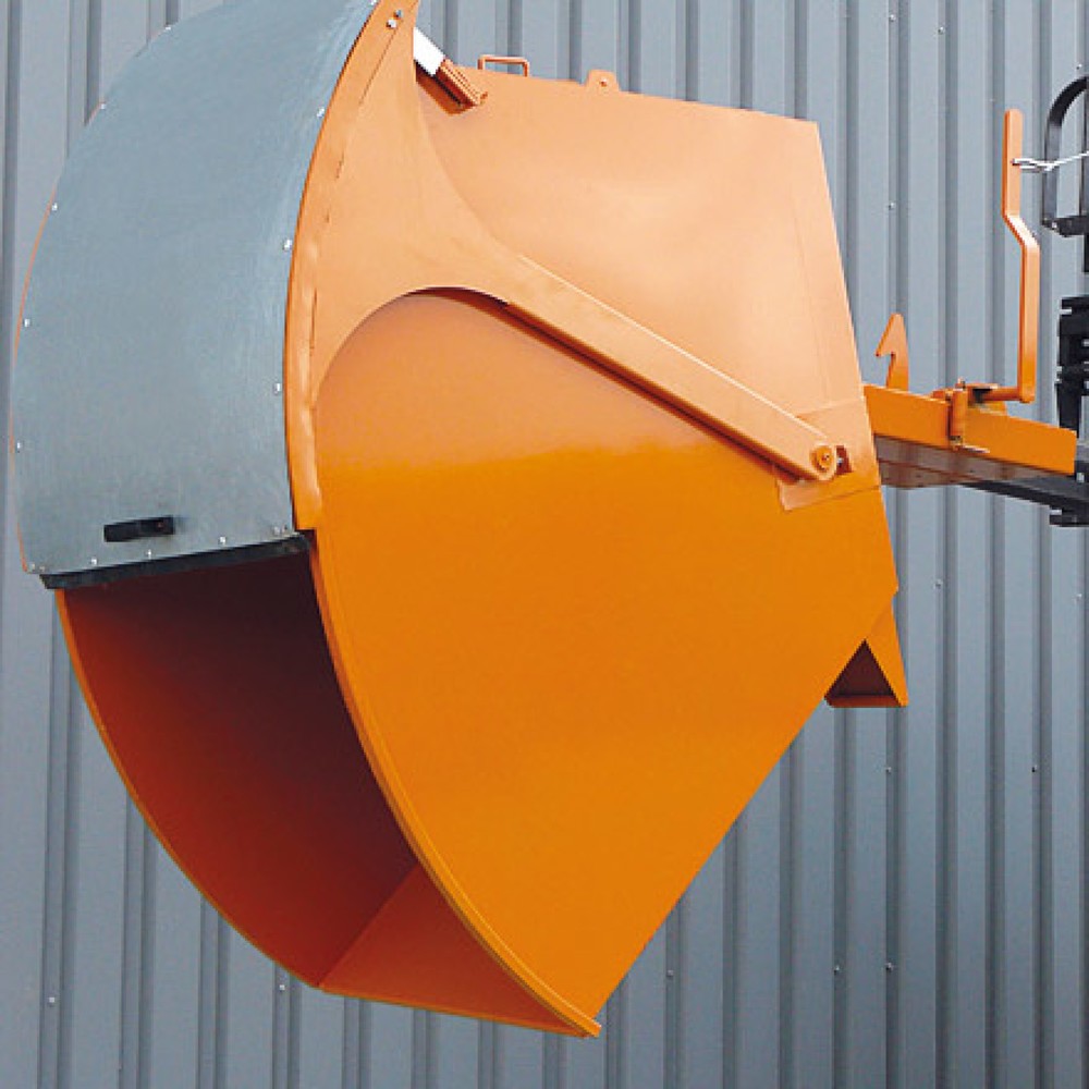 Produktabbildung Nr. 5: Eichinger® Benne basculante avec couvercle rond, 1 000 kg, 750 litres, galvanisée à chaud