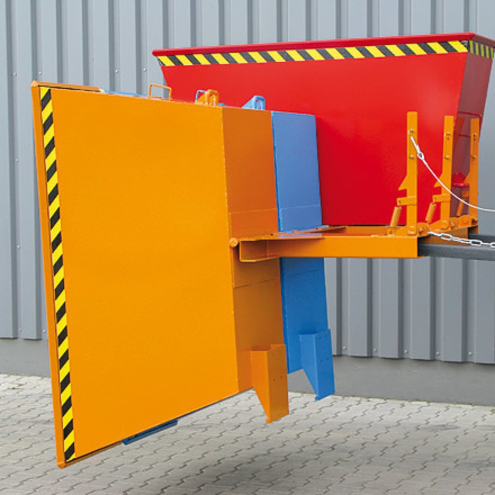 Produktabbildung Nr. 4: Eichinger® Benne basculante Système de tri 2 en 1 ou « 3 en 1 », 2x900 litres, bleu gentiane